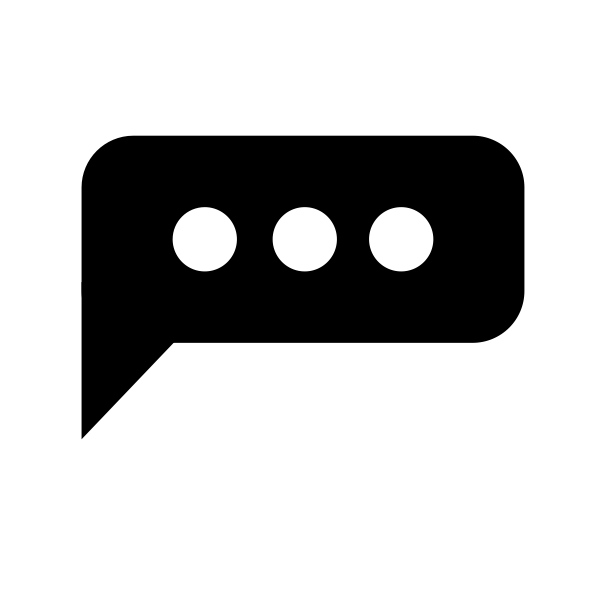 icon of a speech bubble