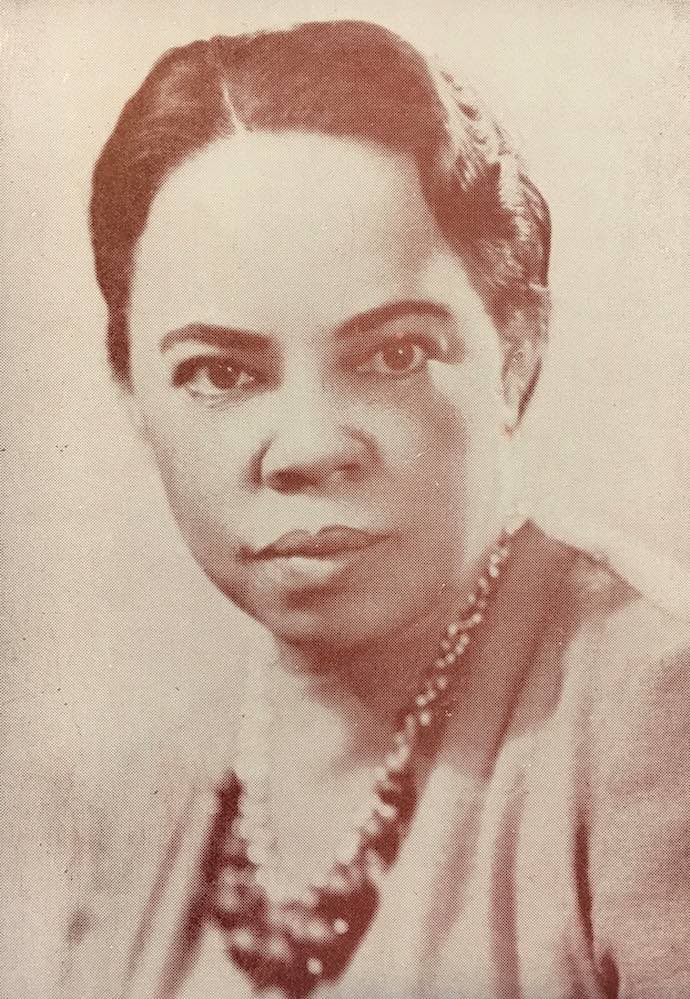 1950 photograph of Mrs. Jessie P. Guzman