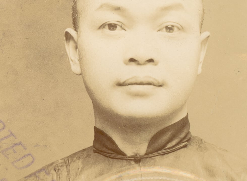 1894 photo of Wong Kim Ark